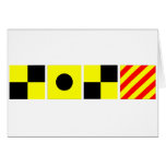 Lirio de la bandera de código felicitación