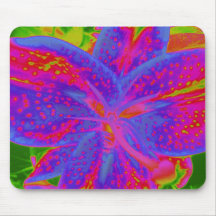 Lirio de neón Mousepad del Stargazer Alfombrilla De Ratones