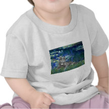 Lirios 5 - Gato gris Camisetas