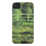 Lirios de agua blanca de Monet, impresionismo del  iPhone 4 Protectores