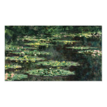Lirios de agua - Claude Monet Plantillas De Tarjetas De Visita