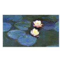 Lirios de agua, Claude Monet Plantillas De Tarjetas Personales