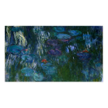 Lirios de agua - Claude Monet Plantillas De Tarjetas Personales