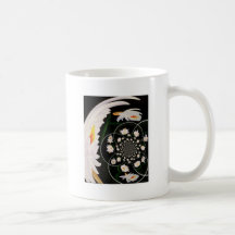 lirios de agua taza de café