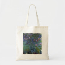 Lirios de la joyería de Claude Monet Bolsa