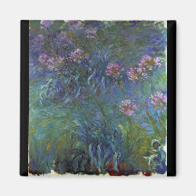Lirios de la joyería de Claude Monet Imán Para Frigorifico