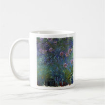 Lirios de la joyería de Claude Monet Taza De Café