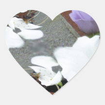 Lisa y el fractal de la abeja pegatinas corazon personalizadas