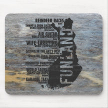 Lista 1 Mousepad de Finlandia Funland Alfombrillas De Raton