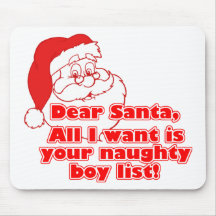 Lista del muchacho travieso de Santa Tapete De Ratón