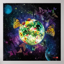 Little Fantasy World - Digital Art Plakat