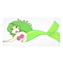 Little mermaid tarjetas fotograficas personalizadas