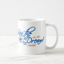 ¡Livin el sueño! Taza blanca clásica