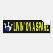 LIVIN EN UNA PEGATINA PARA EL PARACHOQUES DE REPUE ETIQUETA DE PARACHOQUE