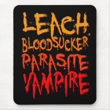 Lixiviación, Bloodsucker, parásito, vampiro Tapete De Ratón