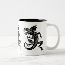 Lizard Trio Kaffee Tasse