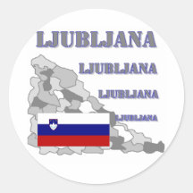 Ljubljana Runder Sticker