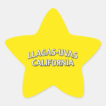 Llagas-Uvas California Calcomanía Cuadrada