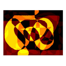 Llama 1 (postal del arte abstracto)