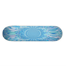 Llama azul monopatin