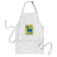 Llama de la comida delantales