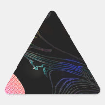 Llama del baile calcomania trianguladas personalizadas