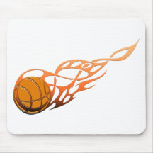 Llama del baloncesto tapete de raton