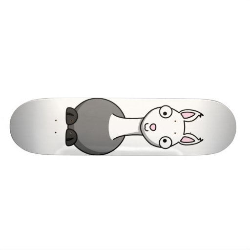 Llama del dibujo animado monopatín personalizado de Zazzle.es