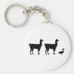 Llama, llama, pato llavero personalizado