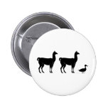 Llama, llama, pato pins