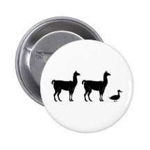 Llama, llama, pato pins