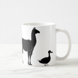 Llama, llama, pato taza