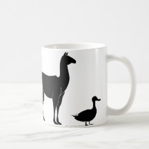 Llama, llama, pato taza