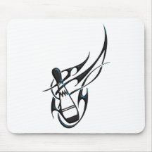 Llama tribal que rueda tapetes de ratón