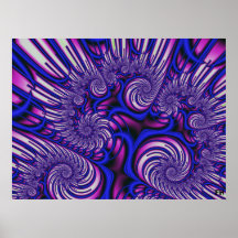 Llamada del fractal mi onda de marea impresiones