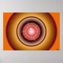 Llamarada roja poster