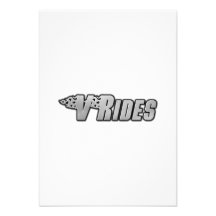 Llamas de la motocicleta - VRides Anuncio Personalizado