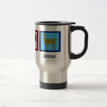 Llamas del amor de la paz tazas