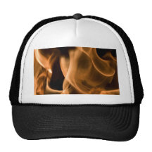Llamas del fuego gorras de camionero