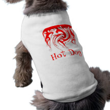 llamas, perrito caliente ropa de perros