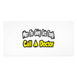 Llame a un doctor tarjeta fotográfica