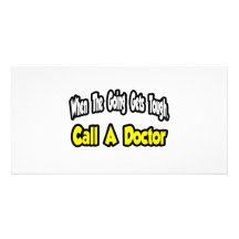 Llame a un doctor tarjeta fotográfica