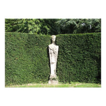"Llame" la estatua en la casa Chiswick Londres Rei Invitacion Personalizada