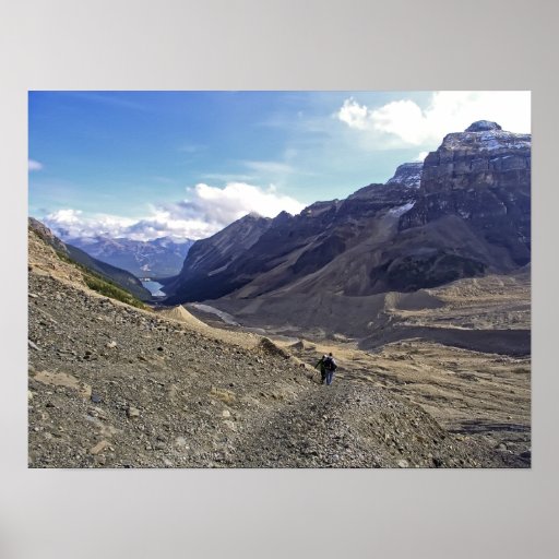 LLANO de SEIS RASTROS de los GLACIARES - LAKE LOUI Poster