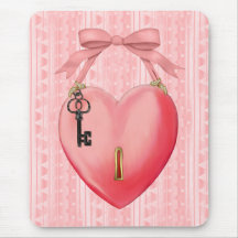 Llave a mi corazón alfombrilla de ratón