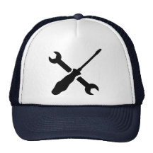 Llave cruzada del destornillador gorros bordados