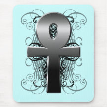 "Llave de la vida (Ankh)" en el cromo Mousepad