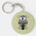 "Llave de la vida (Ankh)" en llavero del cromo