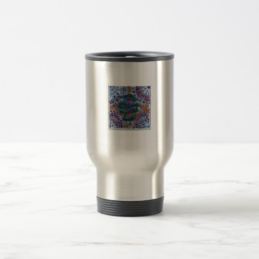 Llave del diseño hecho a mano de la vida taza