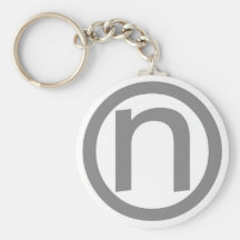 llave del logotipo llavero